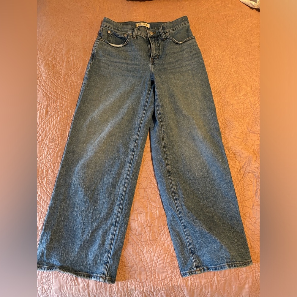 Madewell perfect vintage wide-leg jean 27 petite
